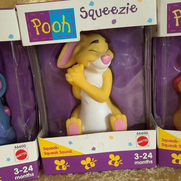 Mattel Pooh Squeezie Collection | 2000s | Winnie-the-Pooh Tigger Eeyore - Picture 5 of 9